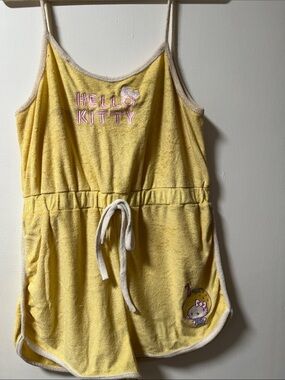 Hello Kitty terry cloth romper